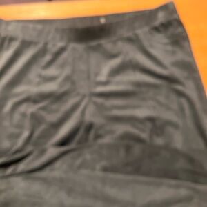 Soft Surroundings Black Athletic velvet pant